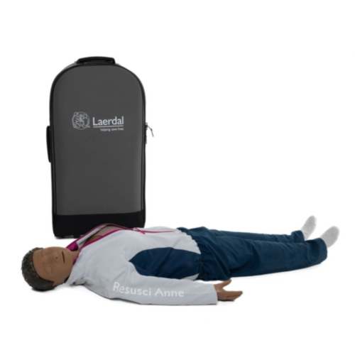 Laerdal Resusci Anne QCPR AED Ganzkörper (dunkelhäutig)