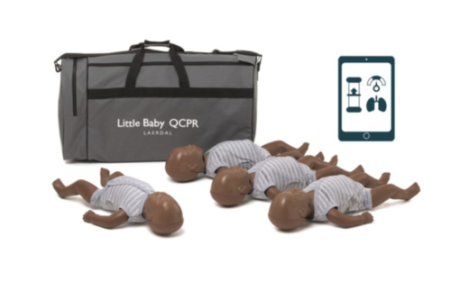 Laerdal Little Baby QCPR- dunkelhäutig - 4-pack - 8475