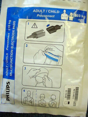 Philips HeartStart XL+/MRx Multifunktionselektroden (10)