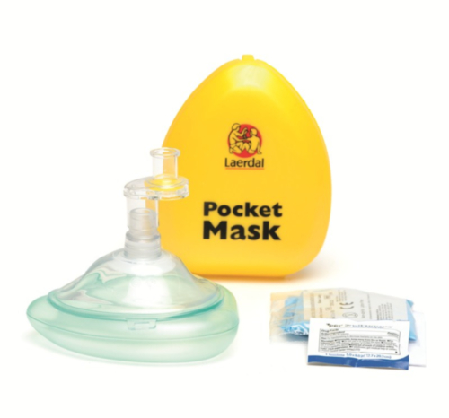 Laerdal Beatmungsmaske in gelbem Etui - 6225