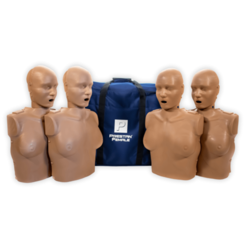 Prestan Professional weibliche HLW-Puppe 4er-Pack (Dunkel)